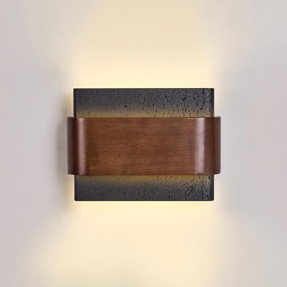 Islenheath Travertine Wall Light-Moonnatur