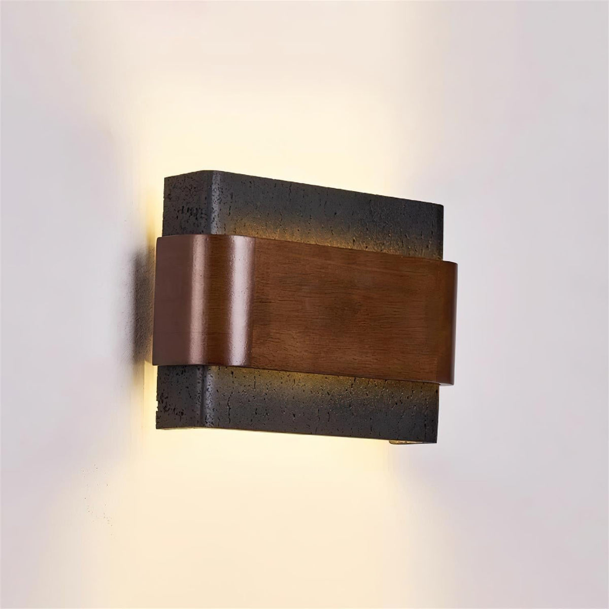 Islenheath Travertine Wall Light-Moonnatur