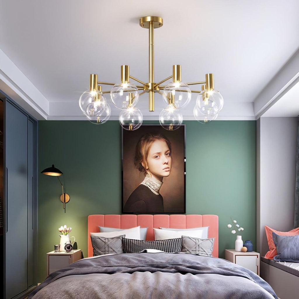Elowia Glass Chandelier-Moonnatur