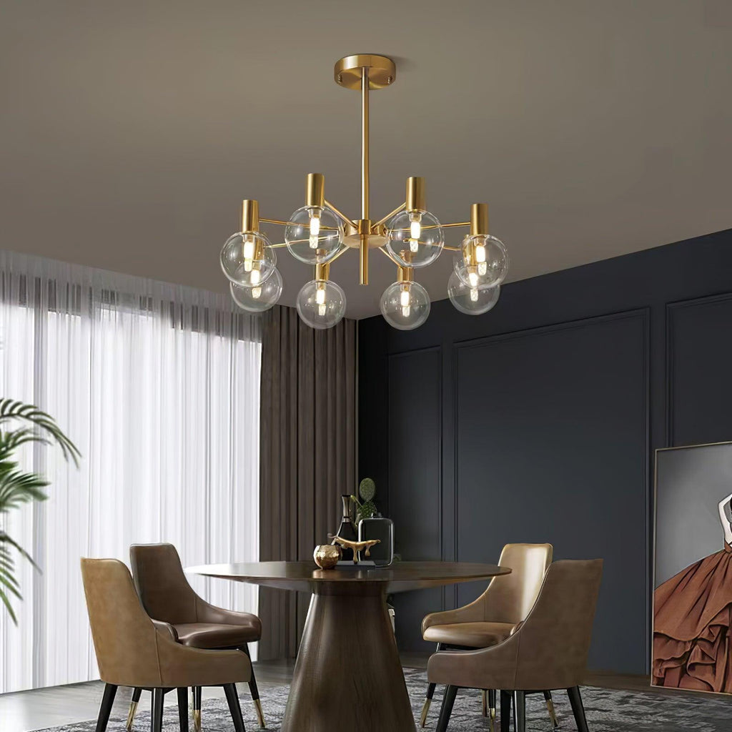 Elowia Glass Chandelier-Moonnatur