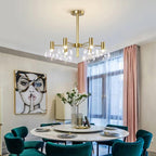 Elowia Glass Chandelier-Moonnatur