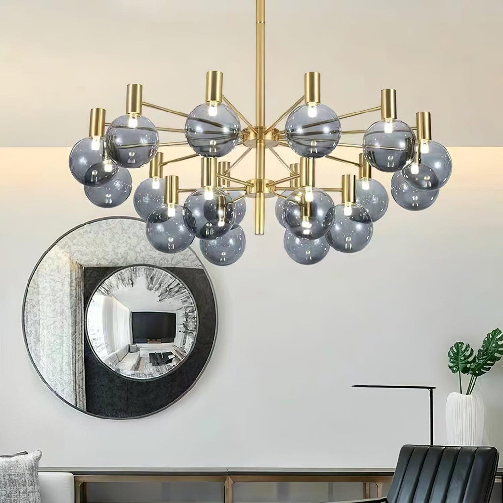 Elowia Glass Chandelier-Moonnatur