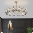 Elowia Glass Chandelier-Moonnatur