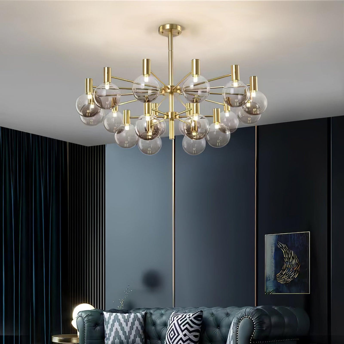 Elowia Glass Chandelier-Moonnatur
