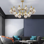 Elowia Glass Chandelier-Moonnatur