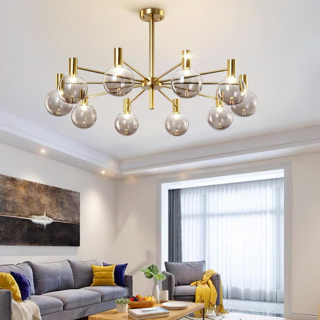 Elowia Glass Chandelier-Moonnatur