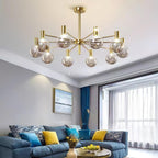 Elowia Glass Chandelier-Moonnatur