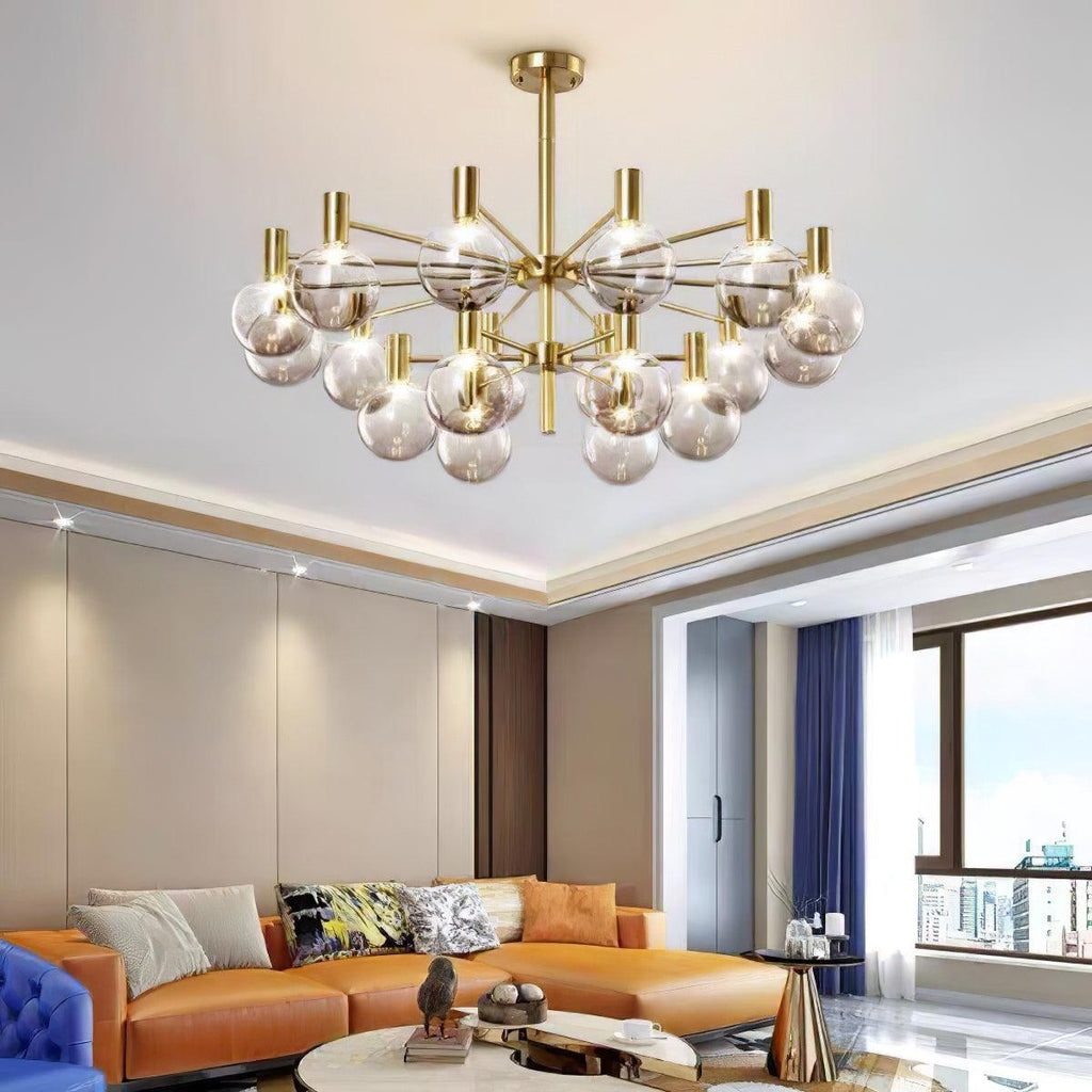 Elowia Glass Chandelier-Moonnatur