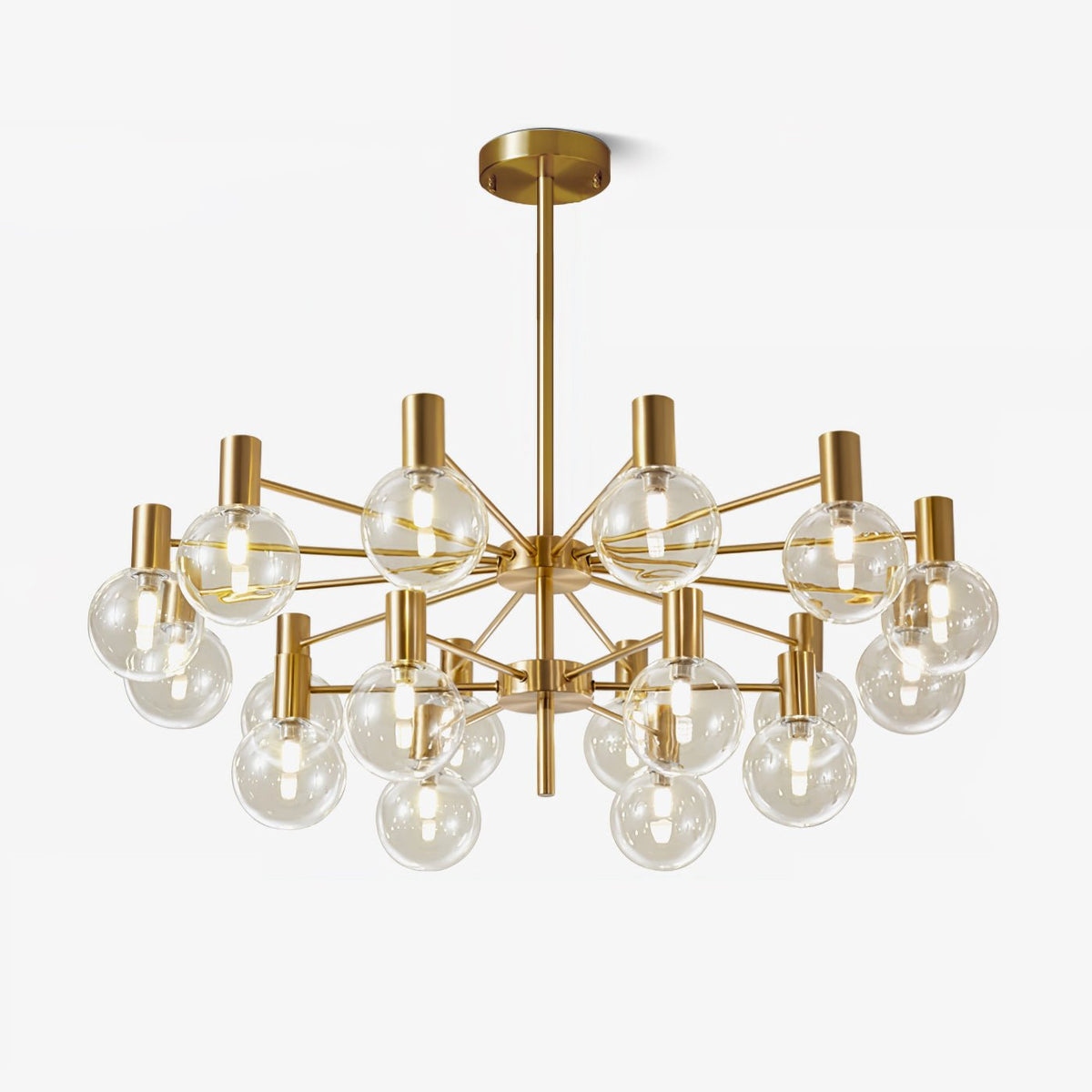 Elowia Glass Chandelier-Moonnatur