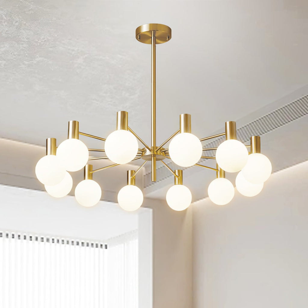Elowia Glass Chandelier-Moonnatur