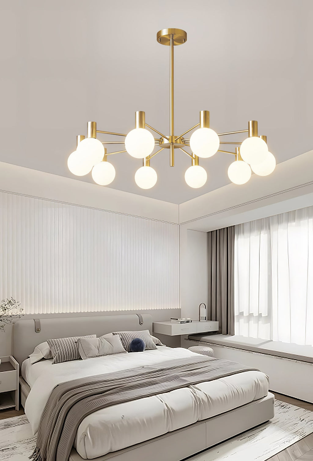 Elowia Glass Chandelier-Moonnatur