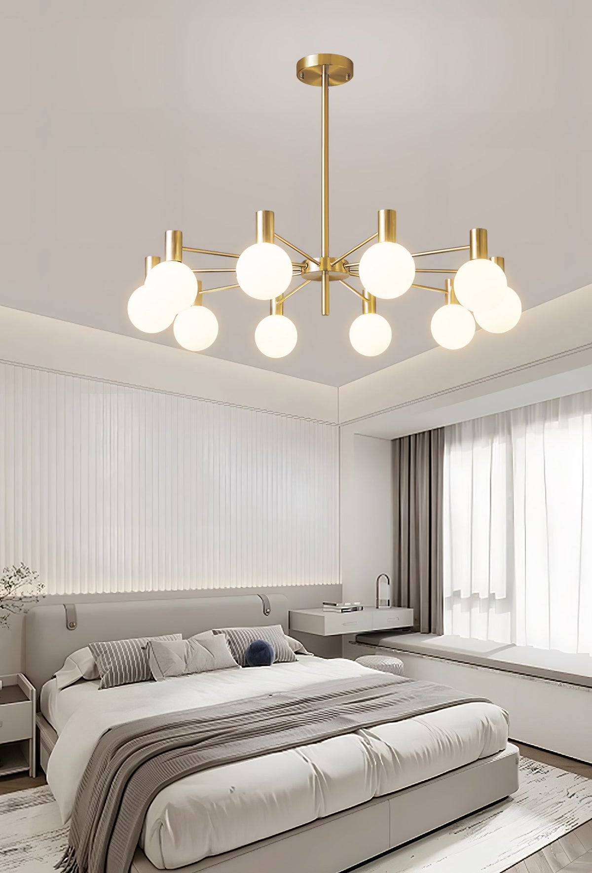 Elowia Glass Chandelier-Moonnatur
