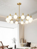 Elowia Glass Chandelier-Moonnatur