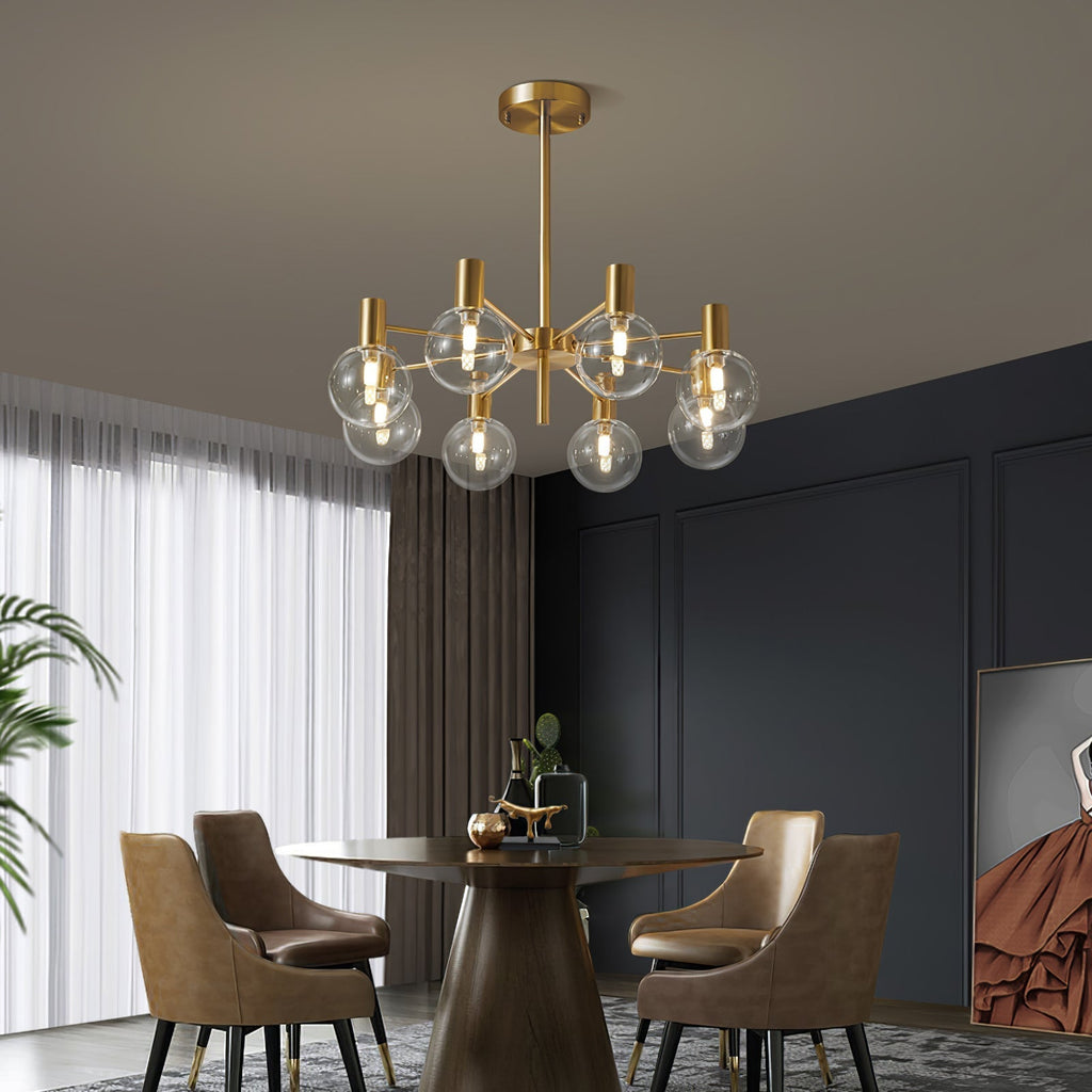 Elowia Glass Chandelier-Moonnatur