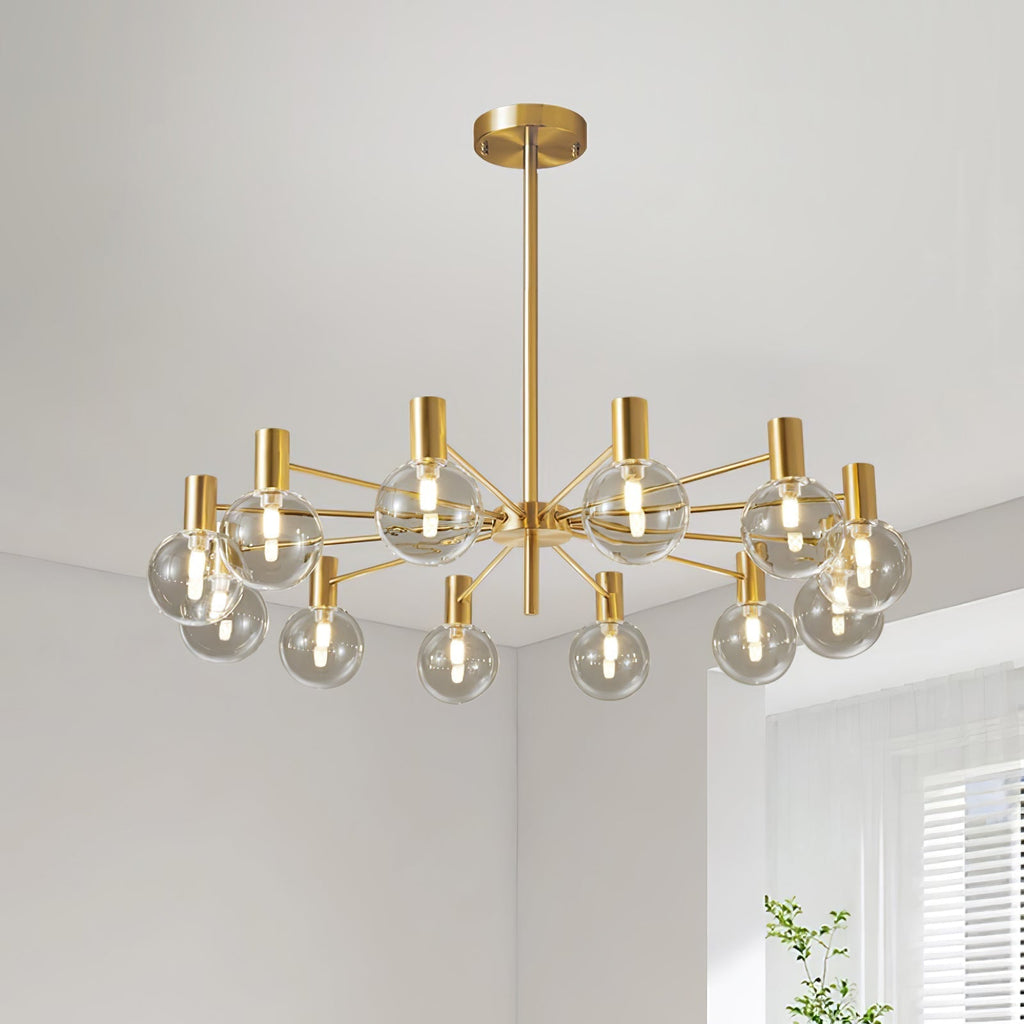 Elowia Glass Chandelier-Moonnatur