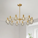 Elowia Glass Chandelier-Moonnatur