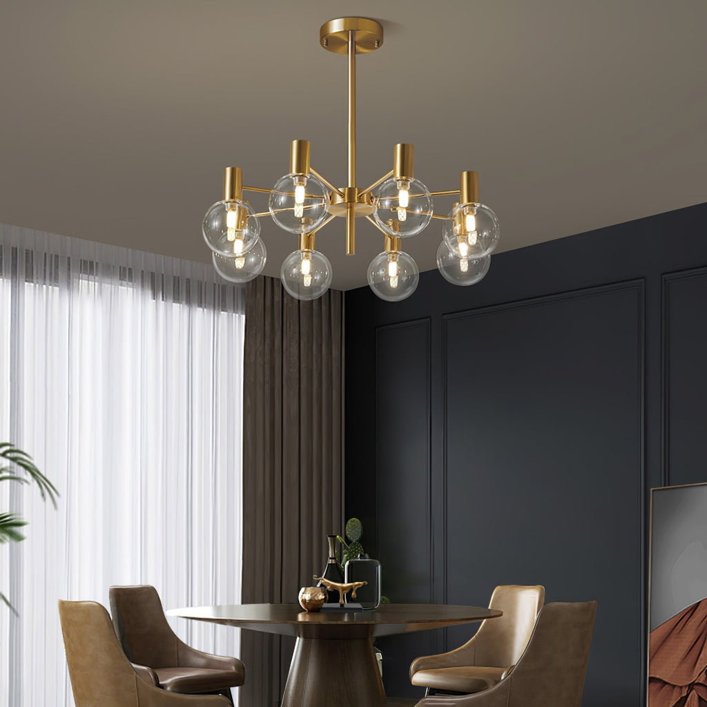 Elowia Glass Chandelier-Moonnatur