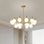 Elowia Glass Chandelier-Moonnatur
