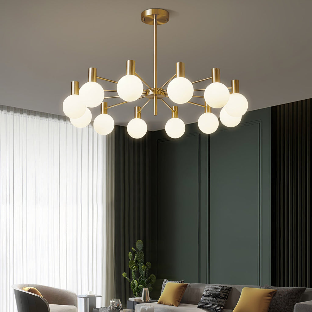 Elowia Glass Chandelier-Moonnatur