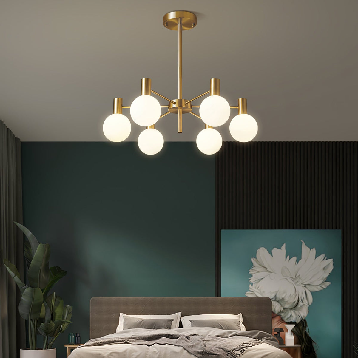 Elowia Glass Chandelier-Moonnatur