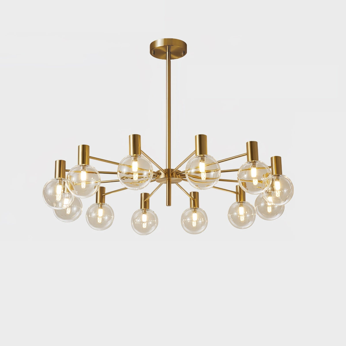 Elowia Glass Chandelier-Moonnatur