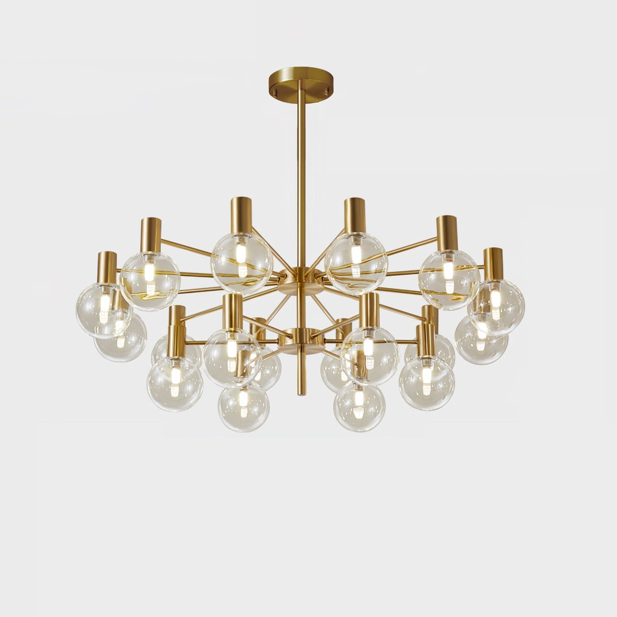 Elowia Glass Chandelier-Moonnatur