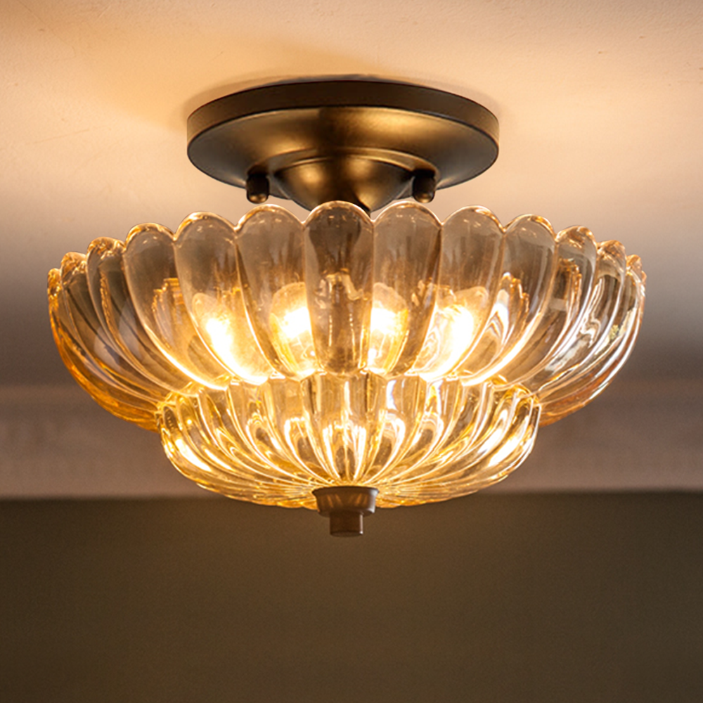 Edrenaelle Glass Ceiling Light-Moonnatur