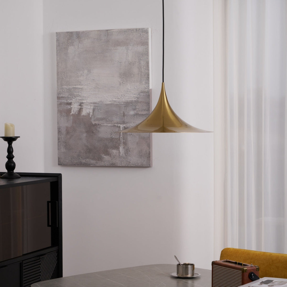 Jarnelle Steel Pendant Light-Moonnatur