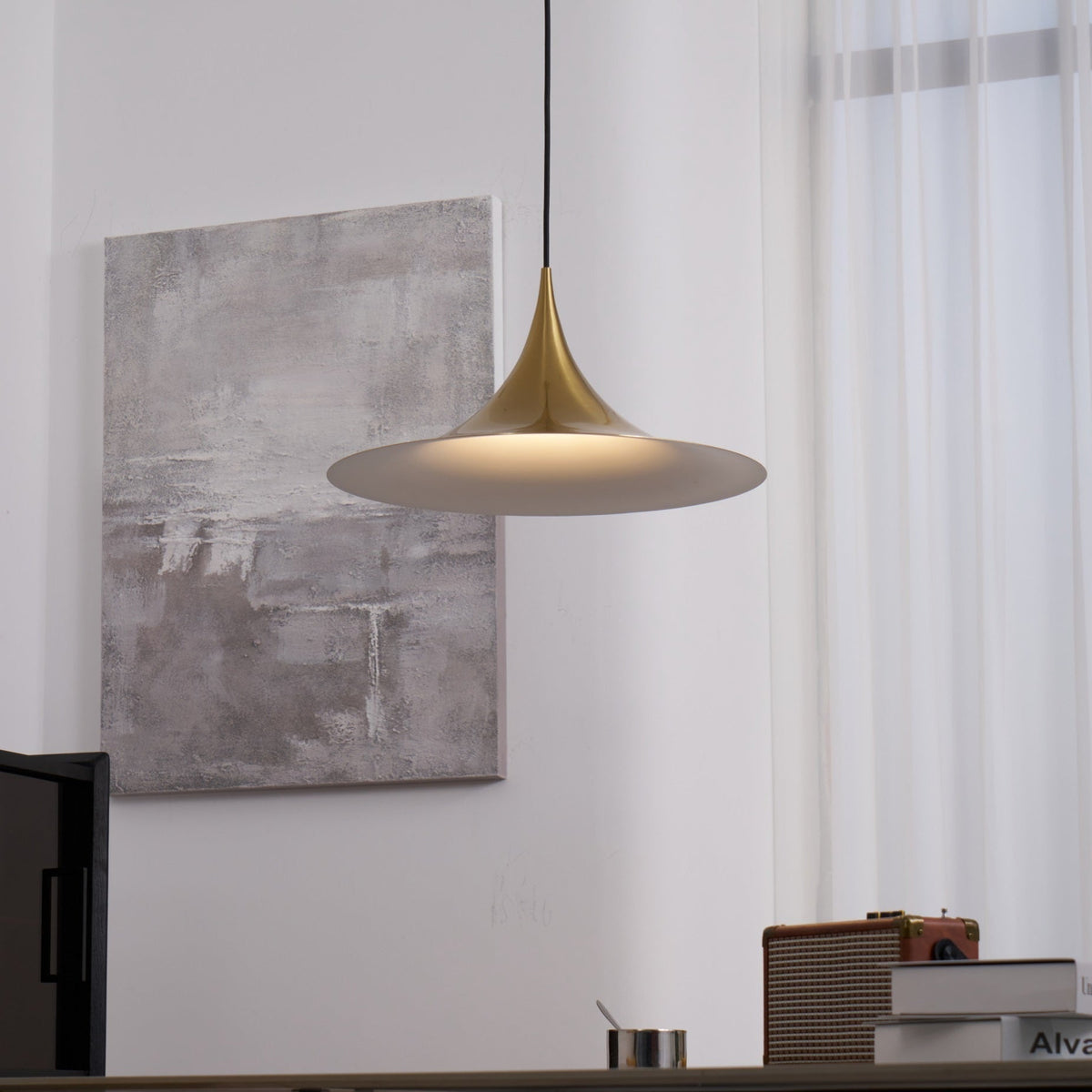 Jarnelle Steel Pendant Light-Moonnatur