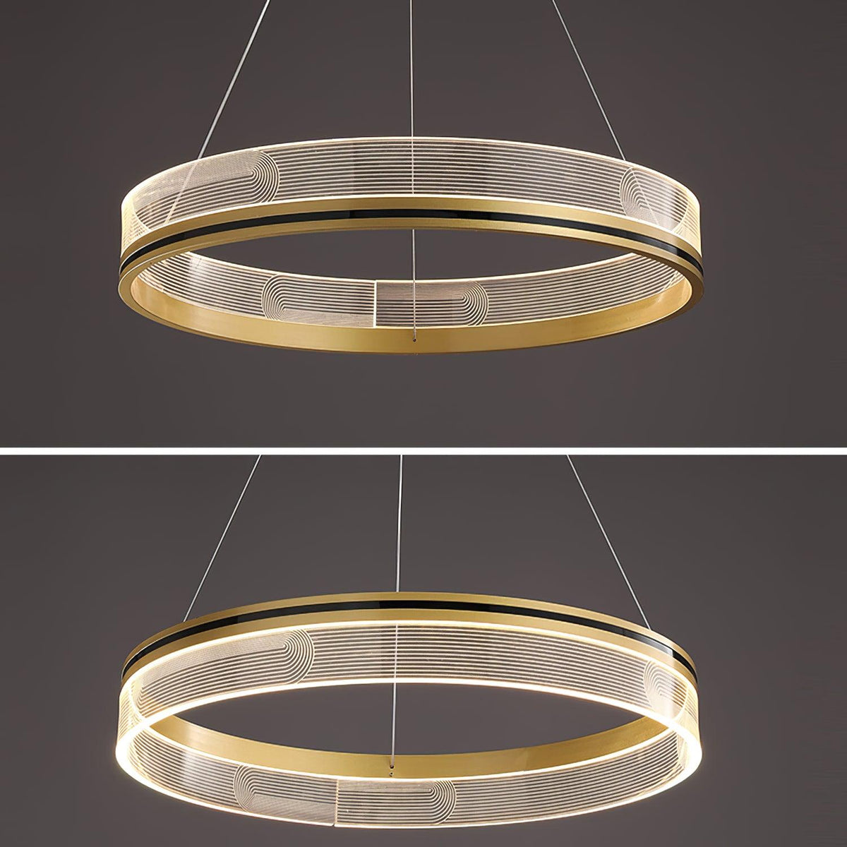 Ordelash Acrylic Chandelier-Moonnatur