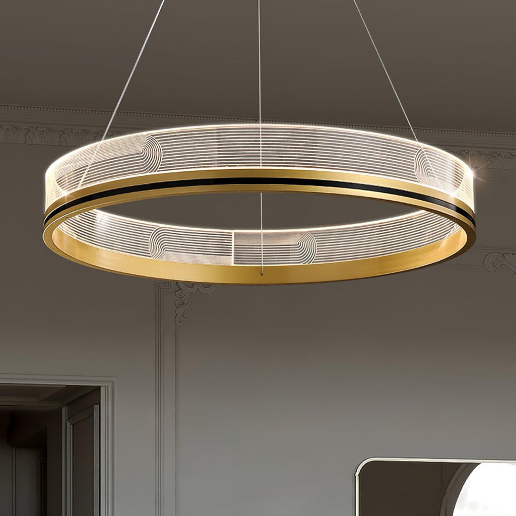 Ordelash Acrylic Chandelier-Moonnatur