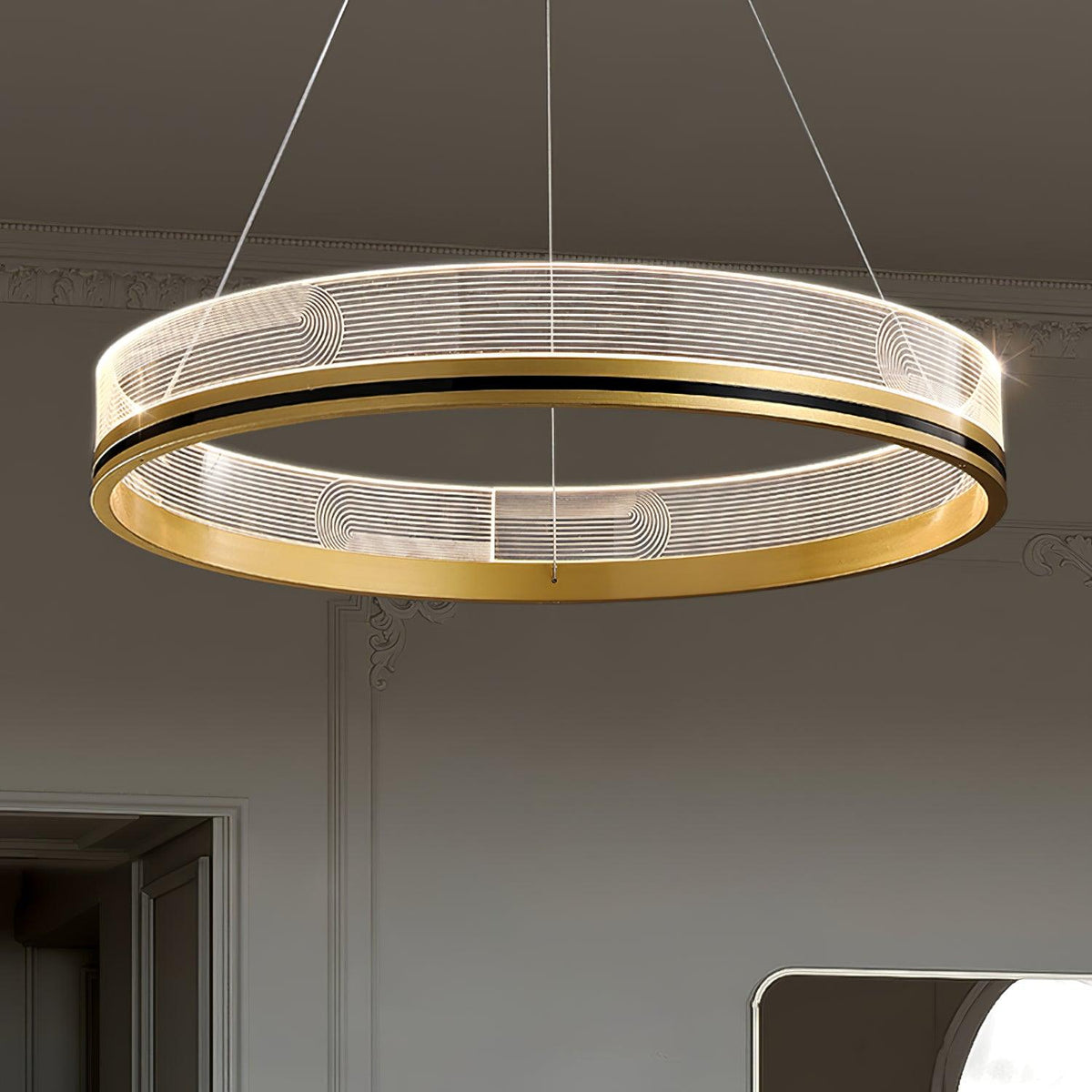 Ordelash Acrylic Chandelier-Moonnatur