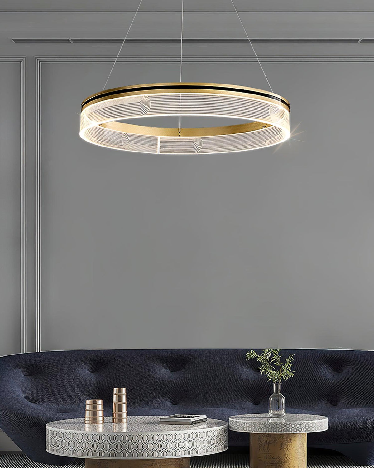 Ordelash Acrylic Chandelier-Moonnatur