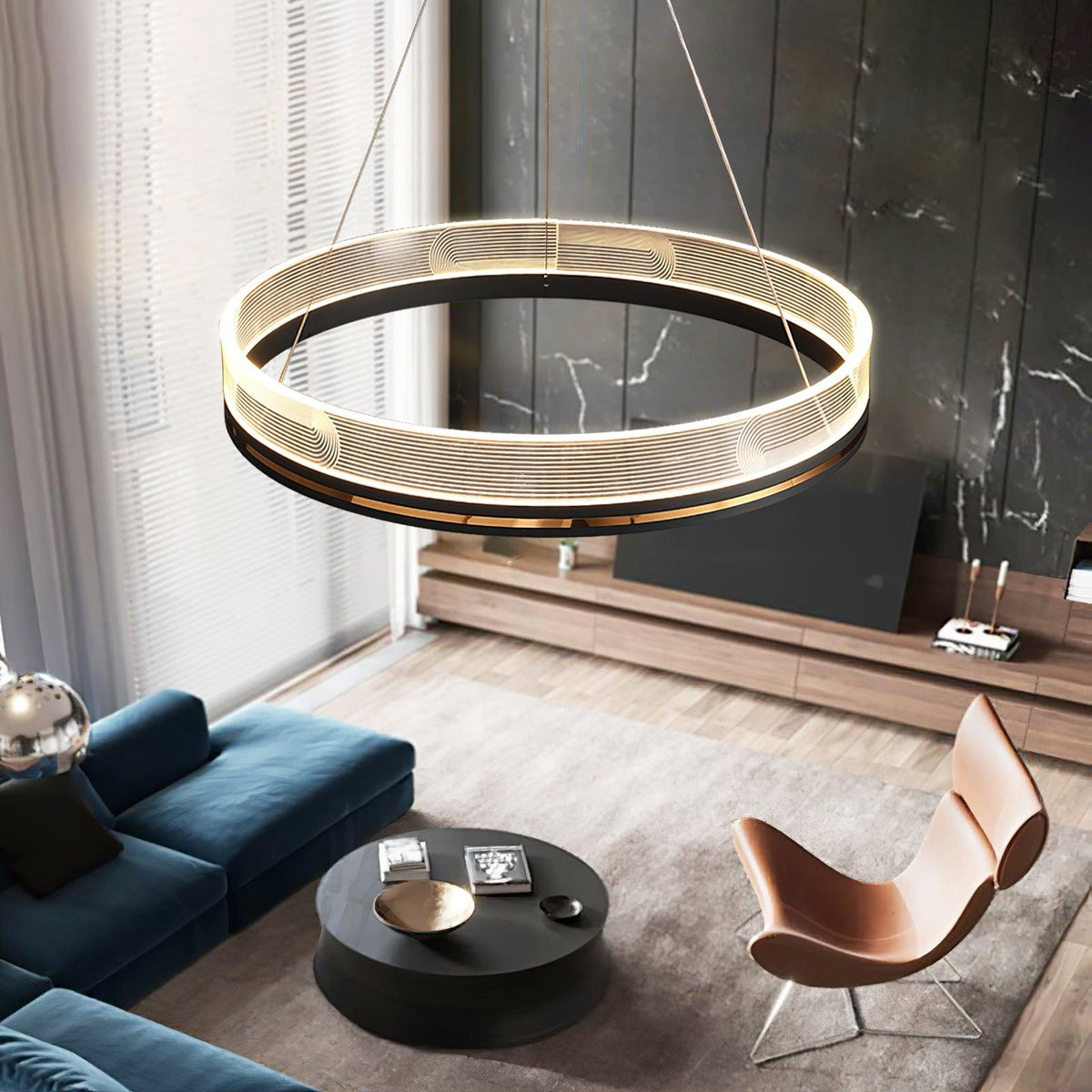 Ordelash Acrylic Chandelier-Moonnatur