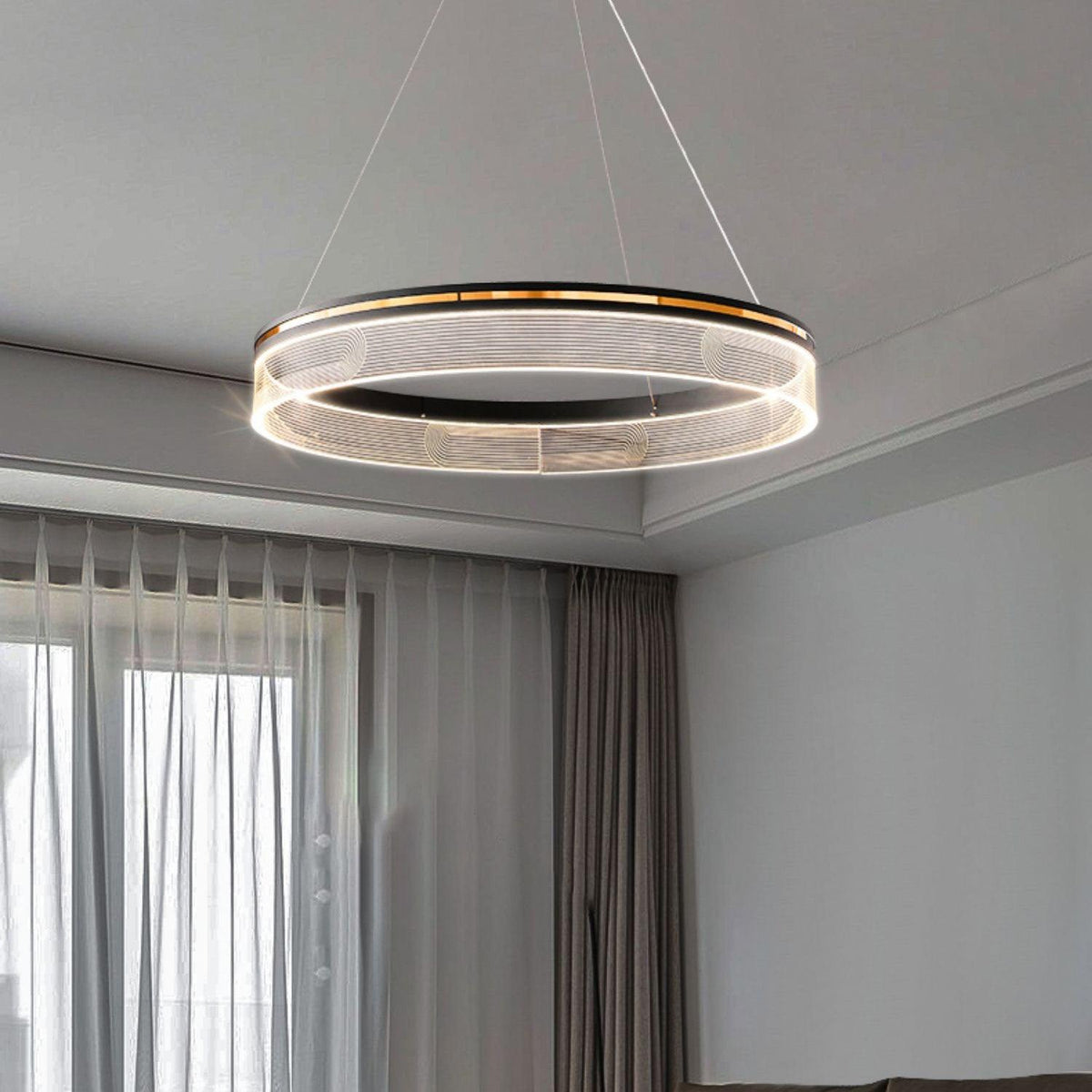 Ordelash Acrylic Chandelier-Moonnatur
