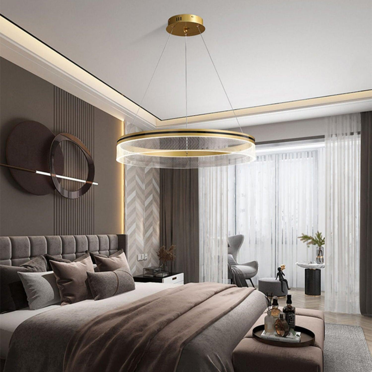Ordelash Acrylic Chandelier-Moonnatur