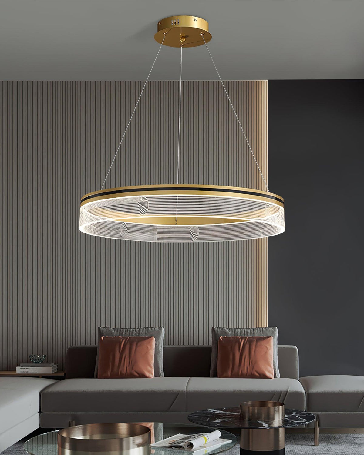 Ordelash Acrylic Chandelier-Moonnatur