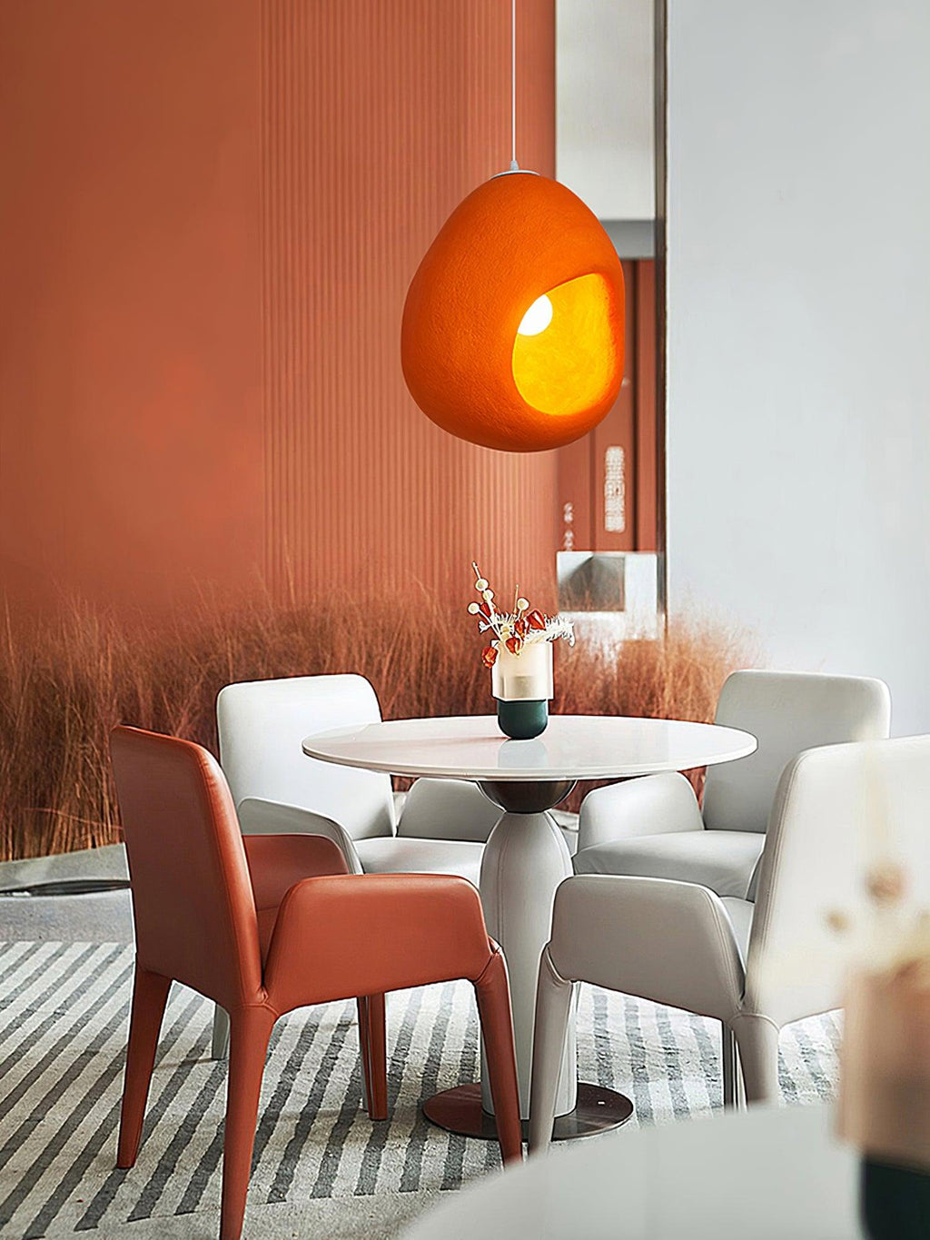 Wesalia Polystyrene Pendant Light-Moonnatur