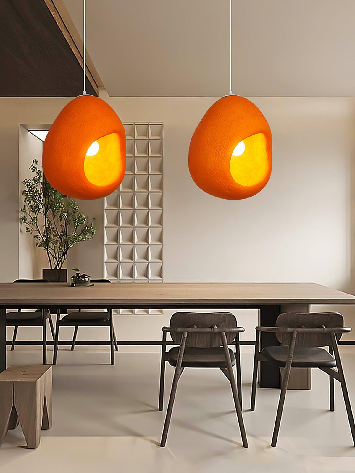 Wesalia Polystyrene Pendant Light-Moonnatur