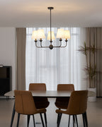 Tovara Fabric Chandelier-Moonnatur