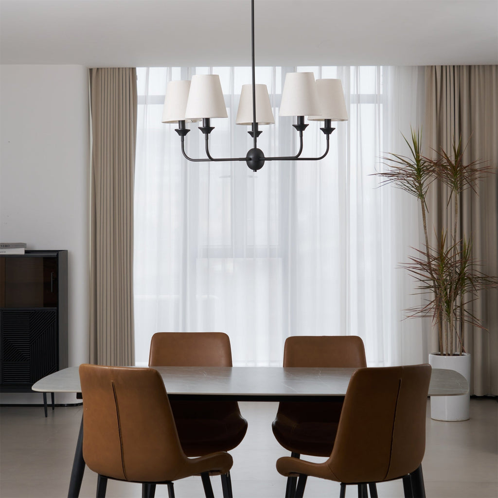Tovara Fabric Chandelier-Moonnatur