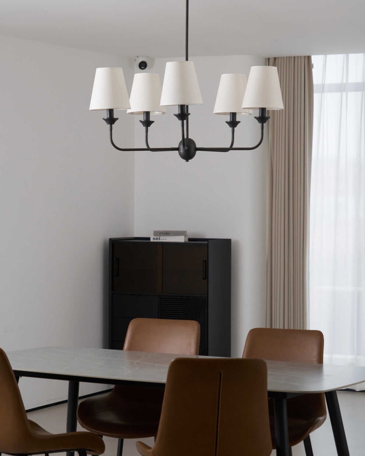 Tovara Fabric Chandelier-Moonnatur