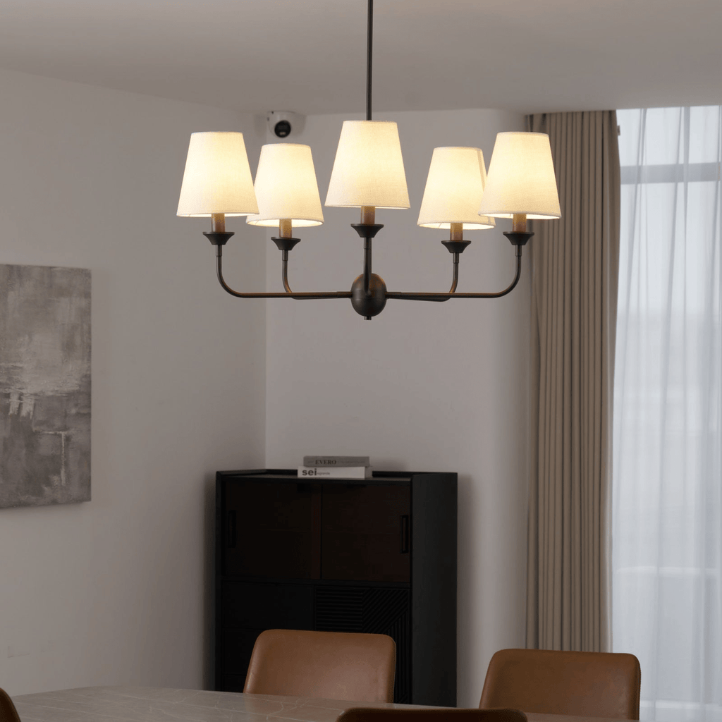 Tovara Fabric Chandelier-Moonnatur