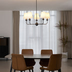 Tovara Fabric Chandelier-Moonnatur