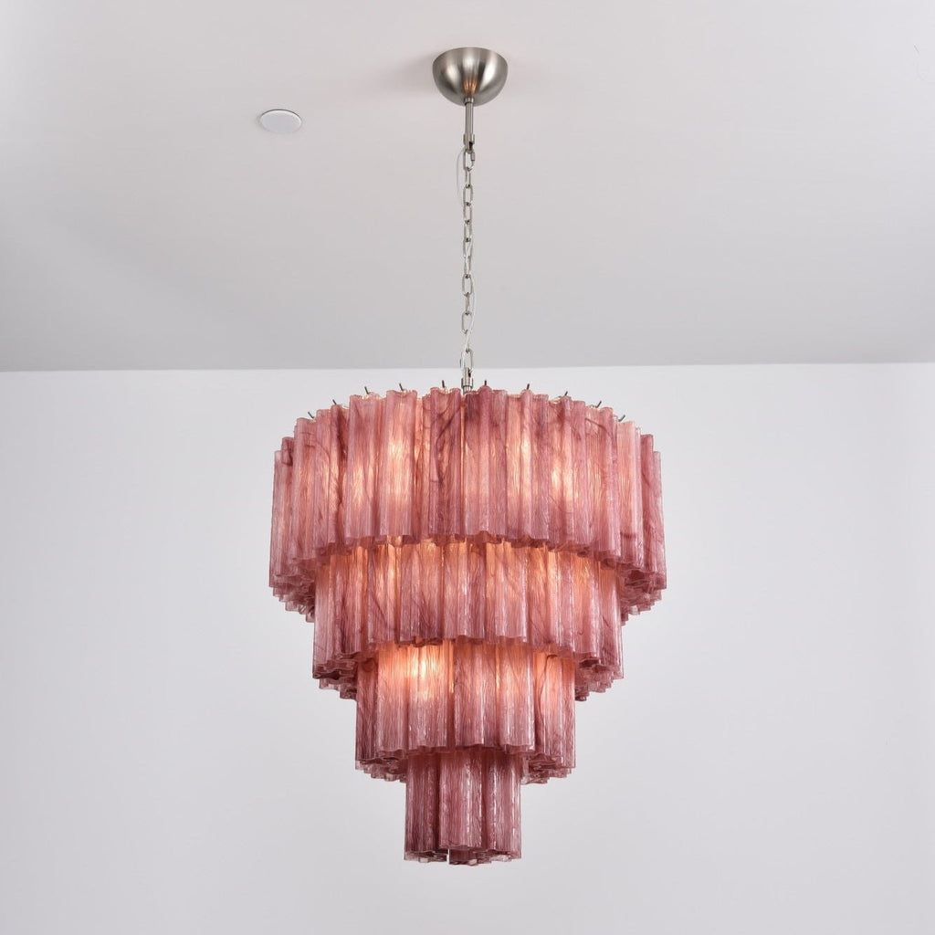Norrelenna Glass Chandelier-Moonnatur