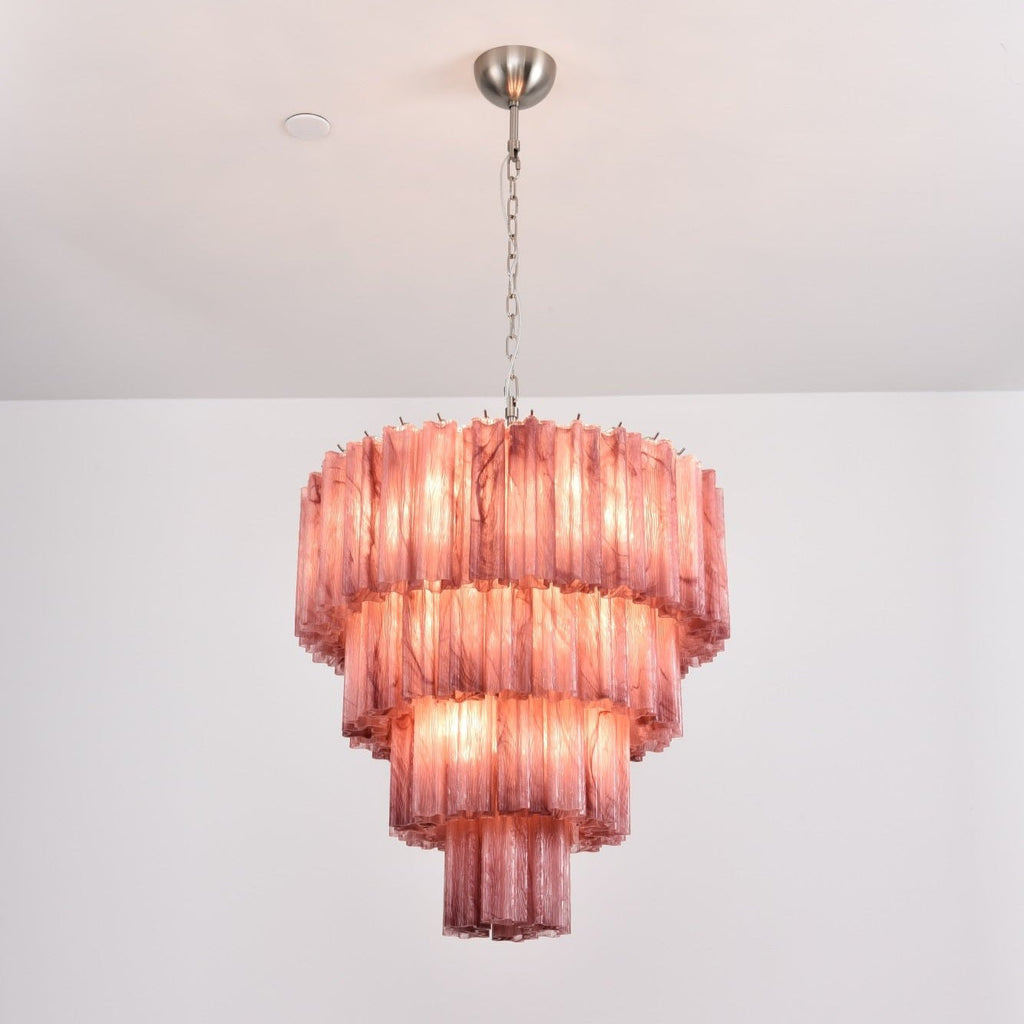 Norrelenna Glass Chandelier-Moonnatur