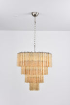 Norrelenna Glass Chandelier-Moonnatur