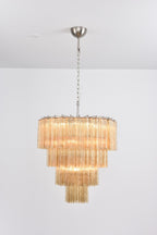 Norrelenna Glass Chandelier-Moonnatur