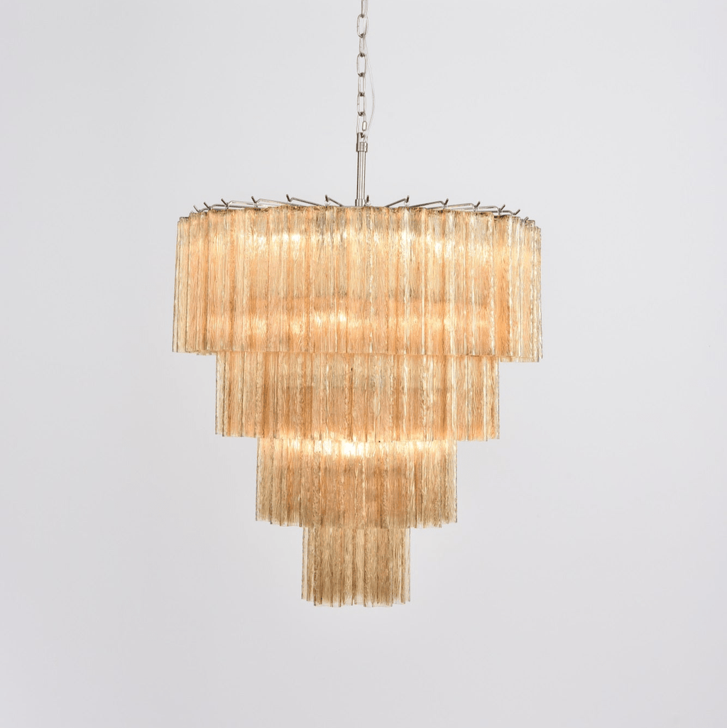 Norrelenna Glass Chandelier-Moonnatur