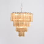 Norrelenna Glass Chandelier-Moonnatur